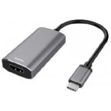 Адаптер 2E USB-C - HDMI 2.1 0,21 м серый (2E-W1409)