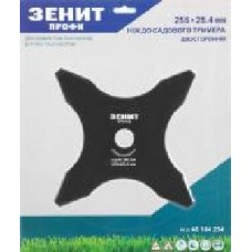 Нож для садового триммера Зенит 255х25.4 мм 40104254