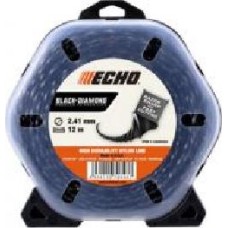 Леска для мотокосы Echo d-2,4 мм 12 м Black Diamond