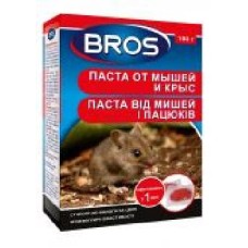 Родентицидное средство от грызунов BROS паста 100 г