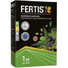 Удобрение для хвойных и декоративных растений Fertis НПК 12-8-16+МЕ 1 кг