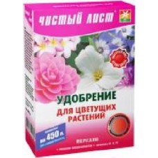 Удобрение кристаллическое Чистый лист для цветущих растений 300 г