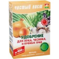 Удобрение кристаллическое Чистый лист для лука, чеснока и пряных трав 300 г