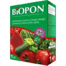 Удобрение гранулированное Biopon для помидоров, огурцов и овощей