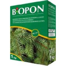 Удобрение гранулированное Biopon для хвойных растений против пожелтения 1 кг