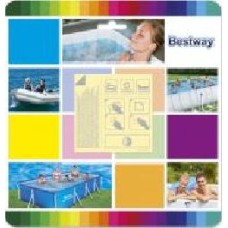 Набор заплаток для ремонта надувных изделий Bestway 10 шт. 62091 6,5х6,5 см
