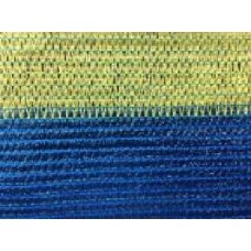 Сетка затеняющая KARATZIS 65% 4х50 м желто-голубая