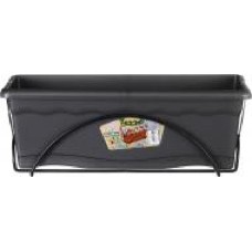 Комплект балконный пластиковый Plastiken Terra Jardinera P51 прямоугольный антрацит Комплект балконный пластиковый Plastiken Terra Jardinera P51 прямоугольный антрацит