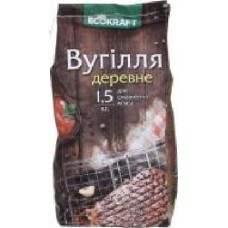 Уголь древесный EcoKraft 1,5 кг