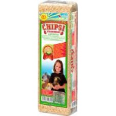 Опилки Chipsi для грызунов клубника 15 л