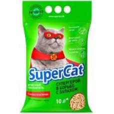 Наполнитель Super Cat с ароматизатором 3 кг зеленый