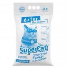 Наполнитель Super Cat Стандарт 6+1 кг (синий)