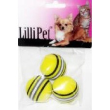 Игрушка для котов Lilli Pet Мячики с полосками 3 шт.