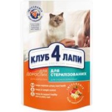 Корм Club 4 Paws Premium для стерилизованных котов 0,3 кг