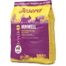 Корм для малых пород Josera Miniwell для собак малых пород 0,9 кг домашняя птица, рис, кукуруза 900 г