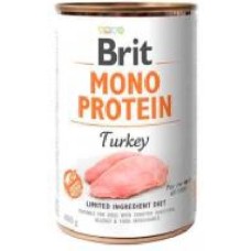 Консерва Brit Care Mono Protein с индейкой, 400г, для собак