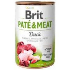 Консерва Brit Care Pate & Meat с уткой, 400г, для собак