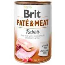 Консерва Brit Care Pate & Meat с кроликом, 400г, для собак