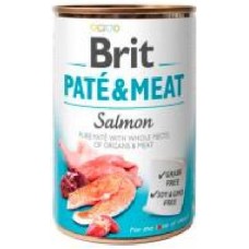 Консерва Brit Care Pate & Meat с лососем, 400г, для собак