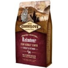 Корм Carnilove сухой для кошек Energy & Outdoor, мясо северного оленя, 2 кг