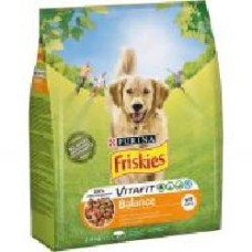 Корм для взрослых собак все породы Friskies с курицей и овощами 2,4 кг