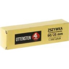 Скобы для ручного степлера Ottensten 25 мм тип 90 1000 шт.