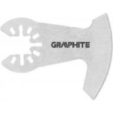 Нож GRAPHITE для резины, HCS, 58 мм 56h059