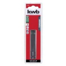 Набор бит KWB торсионных Torx TT25, TT30, TT40 3 шт. 123342