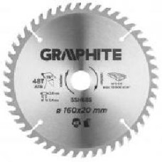 Пильный диск GRAPHITE 160x20x1,4 Z48 55H685