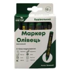 Мел KREYDA CW606116 маркировочный восковый зеленый 13 мм