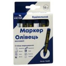 Мел KREYDA CW606716 маркировочная восковая синяя 13 мм