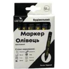 Мел KREYDA CW606816 маркировочный восковый черный 13 мм