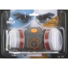 Полумаска MILLA 2000 с 2-мя фильтрами Eurfilter A1Р2 2000