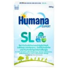 Сухая смесь Humana на основе изолятора соевого белка с рождения SL 500 г