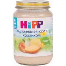 Пюре Hipp Кролик в картофельном пюре 190 г 9062300106944