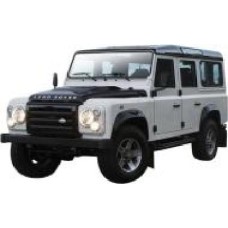 Автомодель Bburago 1:32 LAND ROVER DEFENDER 110 белый синий 18-43029