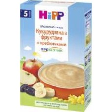 Каша молочная Hipp от 5 месяцев кукурузная с фруктами и пребиотиками 250 г