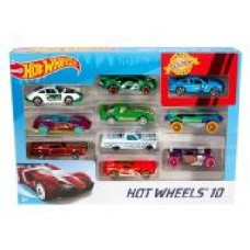 Набор Hot Wheels 1:64 Автомобиль базовый 10 шт. в ассортименте 54886