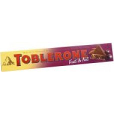 Шоколад TOBLERONE молочний з родзинками і нугою 100 г