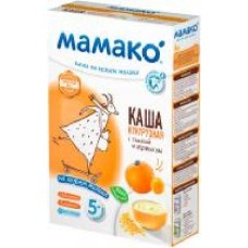 Каша молочная MAMAKO от 5 месяцев кукурузная с тыквой и абрикосом на козьем молоке 200 г