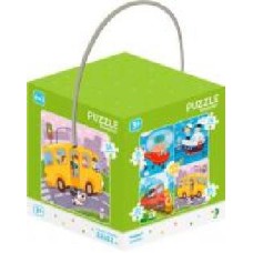 Пазлы DoDo Транспорт 4 в 1 300132