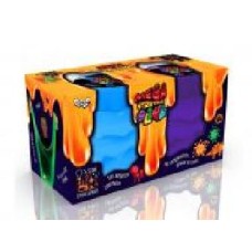 Масса для лепки Danko Toys Mega Stretch Slime 2 банки укр. (6) в ассортименте