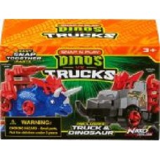 Игровой набор Road Rippers Машинка и динозавр Triceratops blue 20073