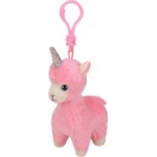 Мягкая игрушка TY Beanie Boos Лама 12 см розовый 36607