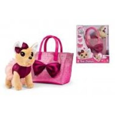 Игровой набор Simba Chi Chi Love Чихуахуа Fashion Bow с сумочкой 20 см разноцветный 5893439