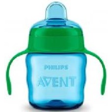 Поильник Philips Avent с мягким носиком голубой 200 мл. 6 мес+ SCF551/05