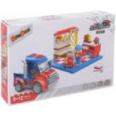 Конструктор BanBao Speed Racing Ремонтая станция грузовиков 8635