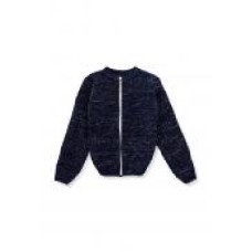 Кофта для девочки ART KNIT Блеск с люрексом р.134 синий 3523