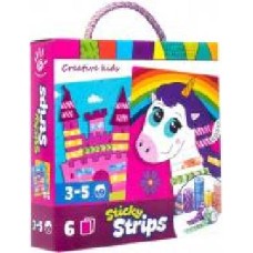 Набор для творчества Vladi Toys Sticky strips Единорог VT4433-03