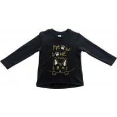 Джемпер для девочки Luna Kids 1067/22007 Котенок р.98 черный